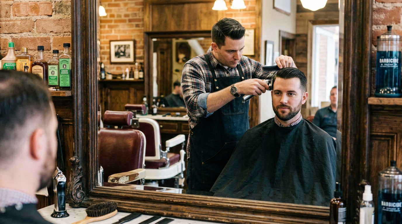 Gaya Potong Rambut Classic Taper Fade Paling Populer di Barberia Karim J
